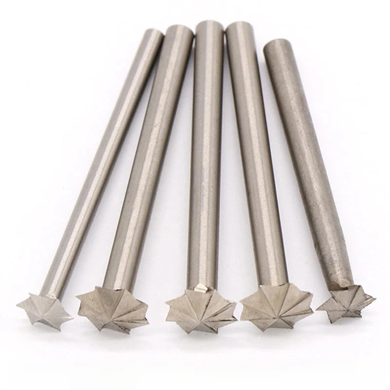 1-10pcs 2.35/3/4/6mm Shank 2.35/3/4/5/6/8/10/12mm HSS Multi-sheet Milling Cutting Knife for Dremel Rotary Tools Wood Carving