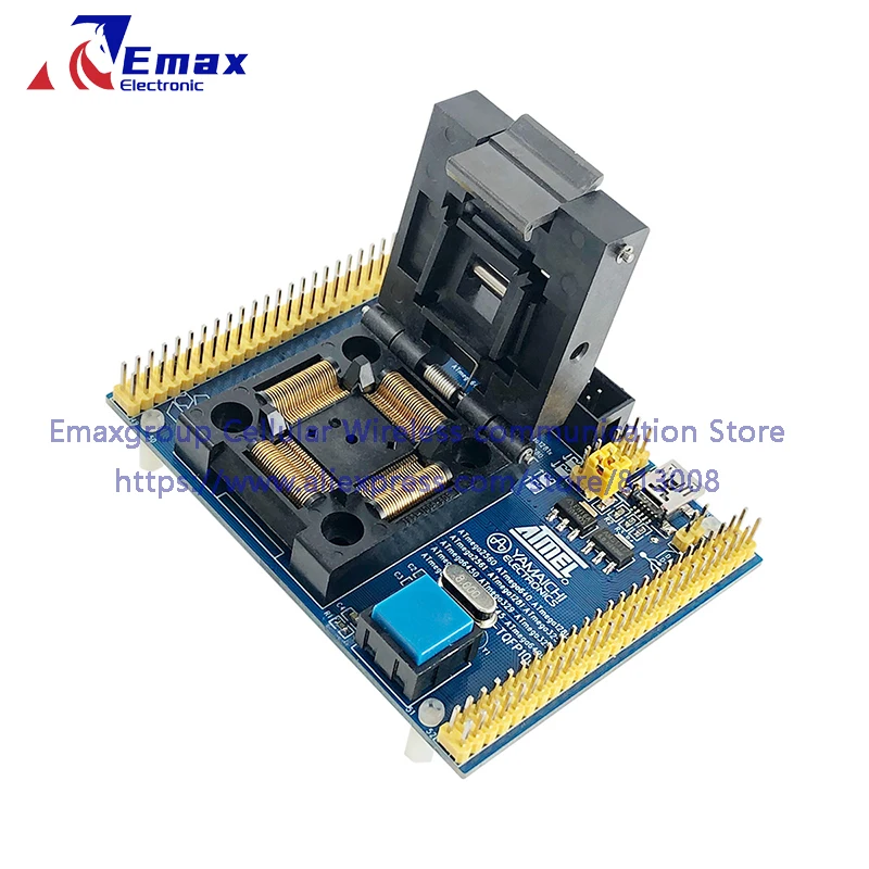 Imagem -03 - Assento de Teste Atmega-tqfp100 Mais Atmel Isp para Atmega2560 Atmega2561 Atmega3290 640 1280 1281 3250 Tqfp100 Qfp100