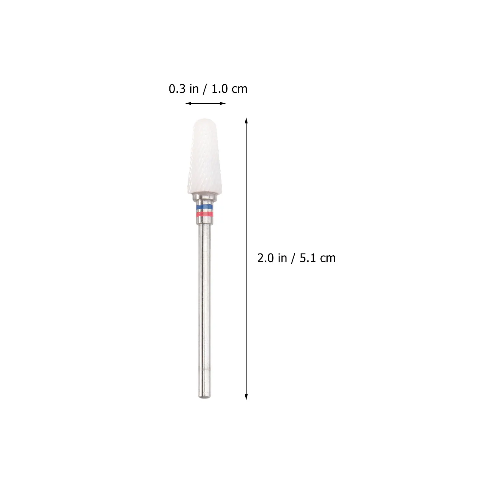 5Pcs Ceramic Nail Drill Bits Manicure Grinding Head Accessories Heat Dissipation Non Slip Sharp Durable Nail