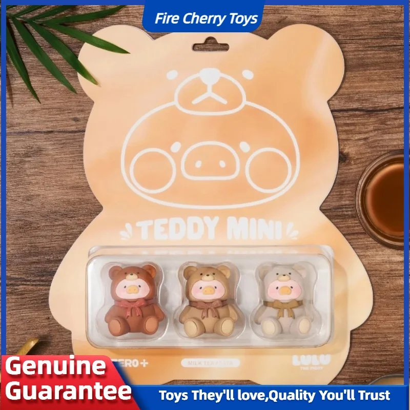 

Новая оригинальная фигурка Lulu Pig Teddy Min, ограниченная серия, фигурка подвесной карты, милая модель свинки Лулу, статуя из ПВХ, кукла, орнамент, игрушка, рождественские подарки