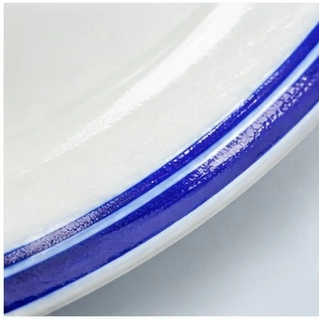 1Pcs Rooster Fish Plate Vintage Style Enamel Steamed Fish Storage Decorative Food Serving Plate Kitchen Tableware