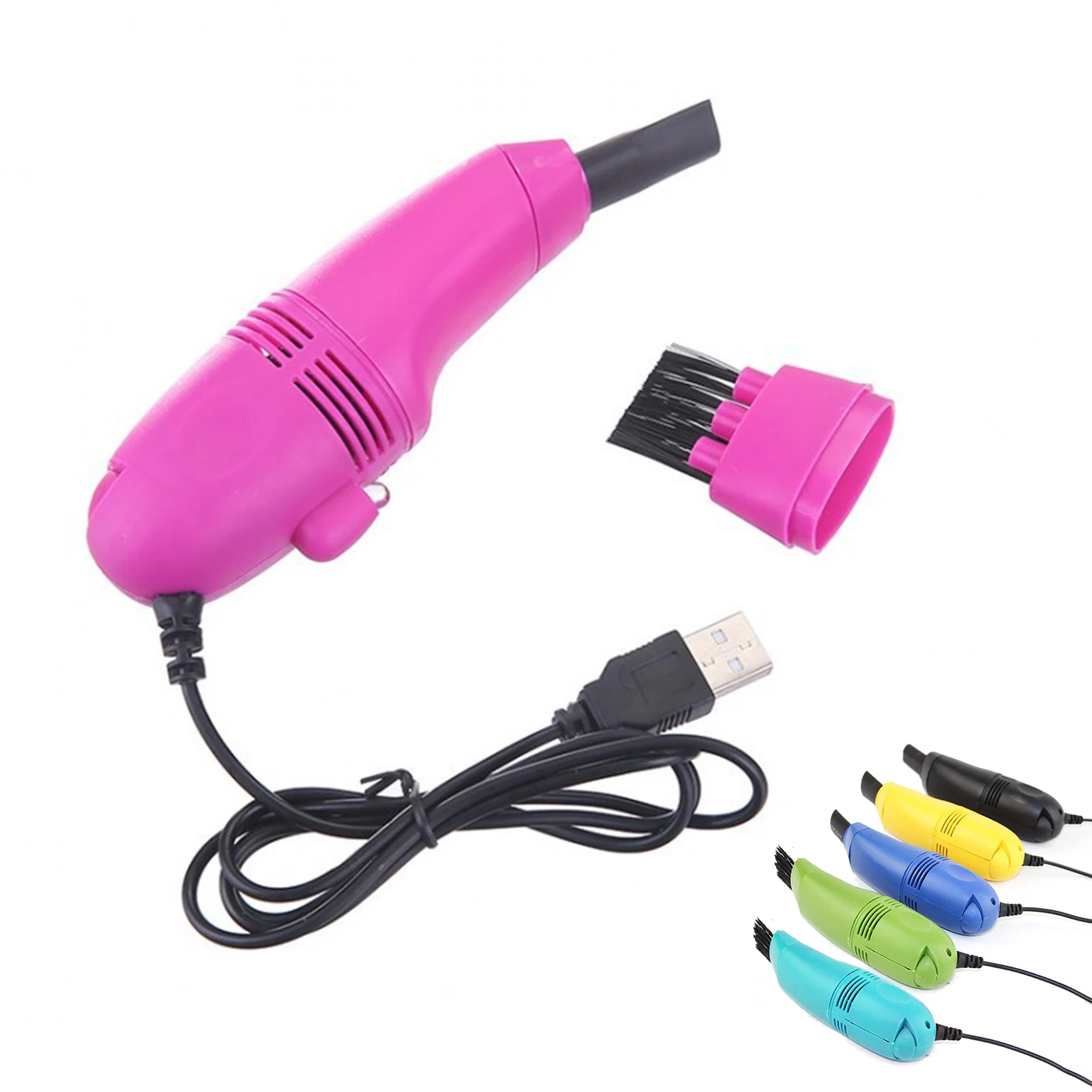 Keyboard Vacuum Cleaner for Computer Keyboard USB Mini Vacuum Cleaner Low Noise Large Capacity Portable Keyboard Cleaner