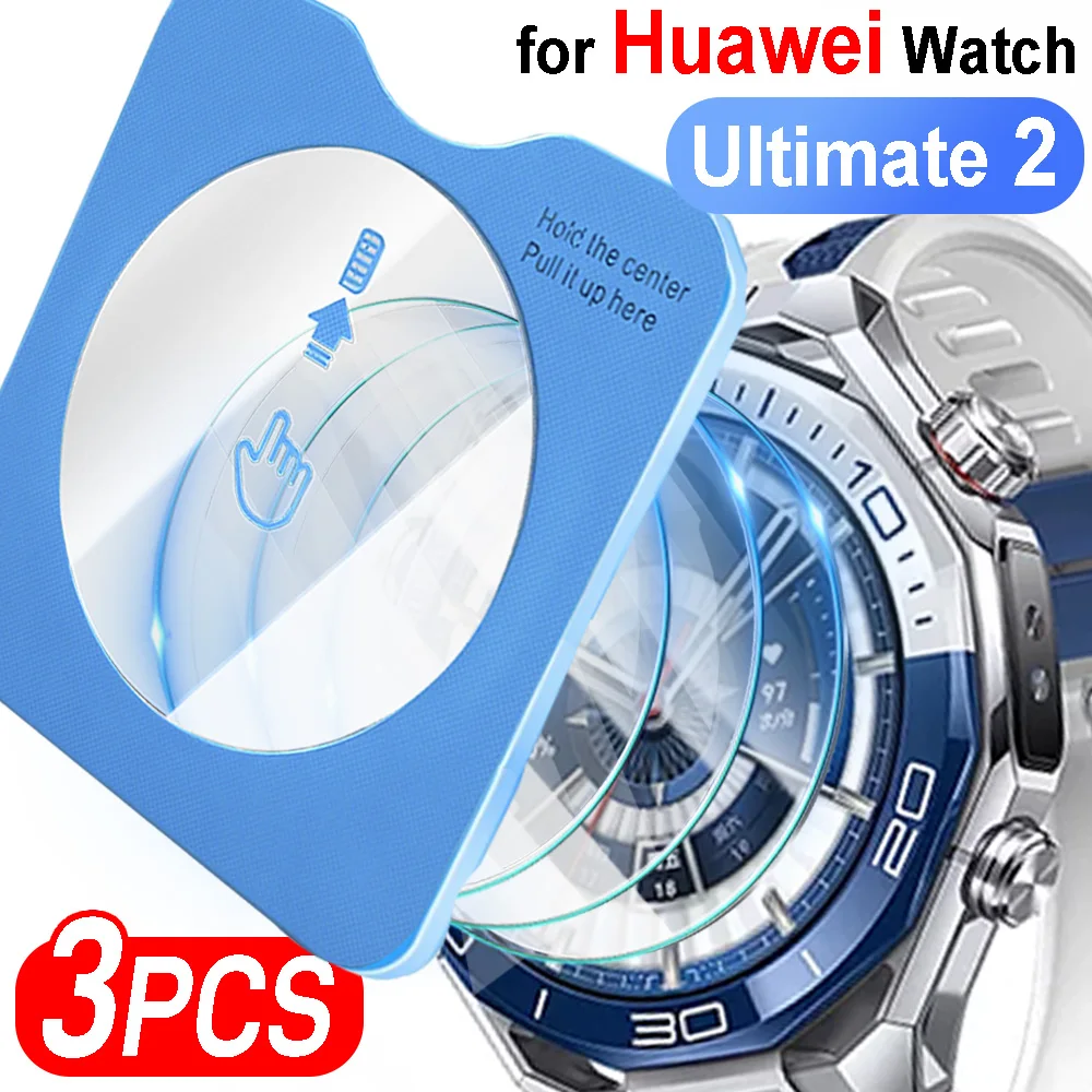 

Для Huawei Watch Ultimate 2, простая установка, закаленное стекло 9 часов, HD прозрачная защитная пленка от царапин для Huawei Watch Ultimate 2