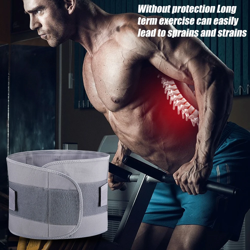 Lower Back Support Belt Women Men Lifting Lumbar Back Brace Pain Relief Herniated Disc Sciatica Back Brace Working