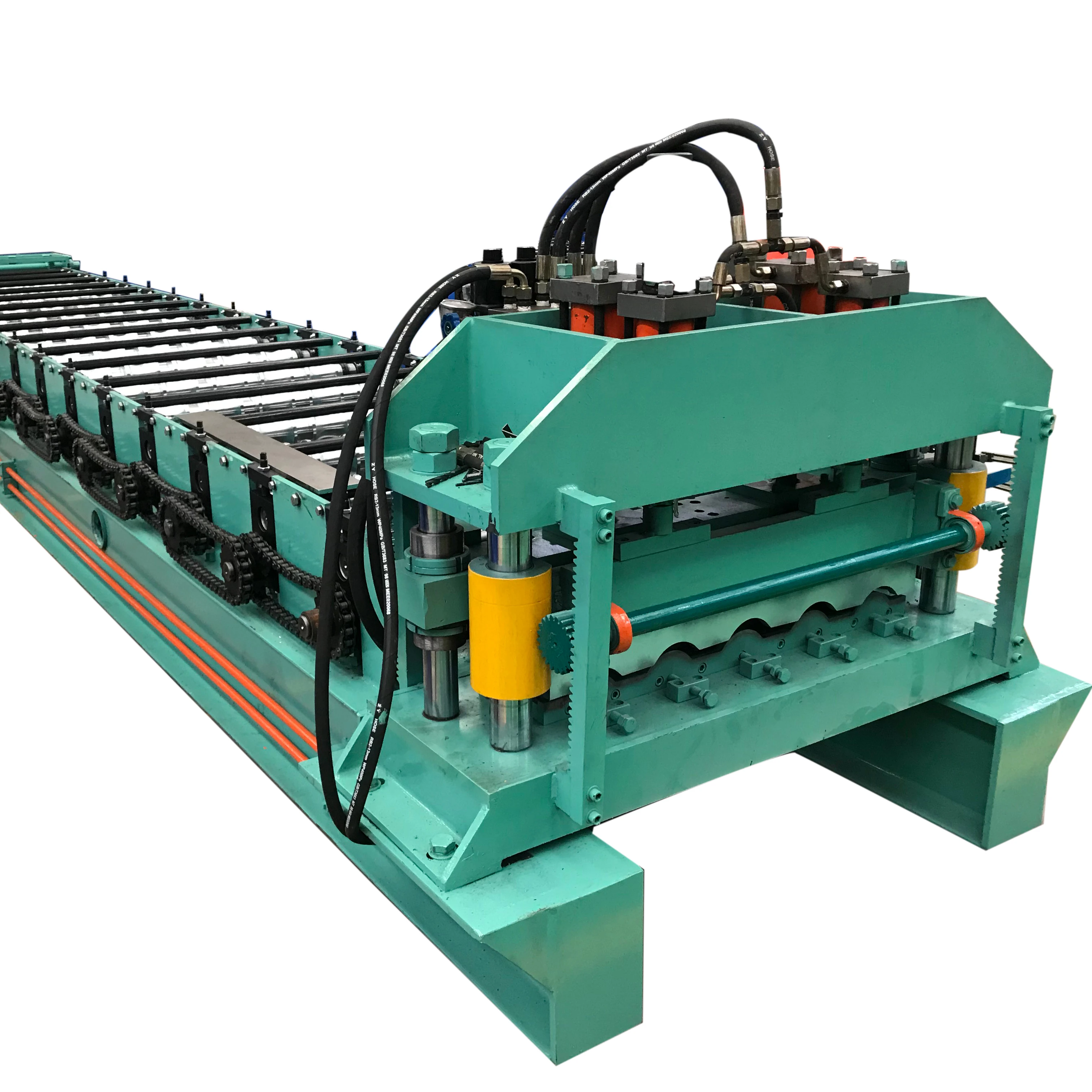 High Quality Construction Machinery Metal Galvanized Step Tile Glazed Tile Roofing Sheet Panel Automatic Roll Forming Machine
