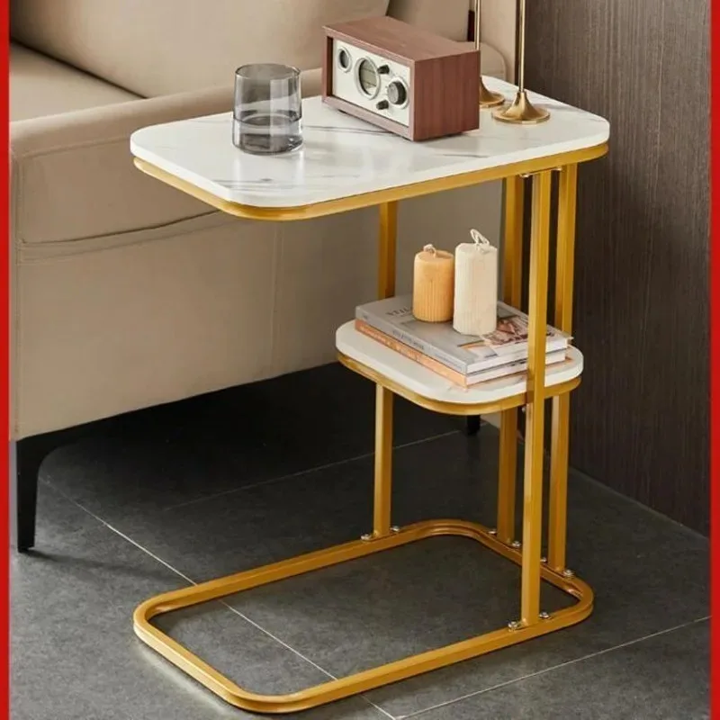 

Small coffee table living room light luxury modern simple sofa mobile side few hotel corner few bedside side cabinet