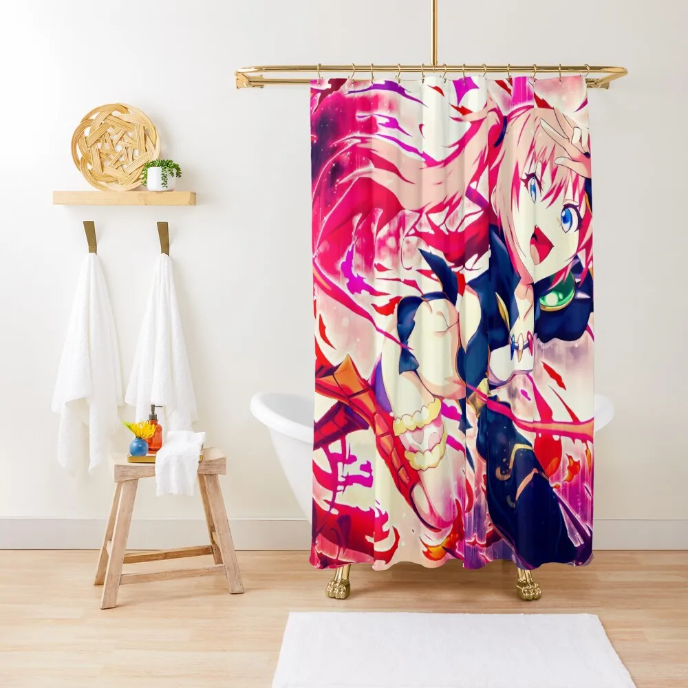 

Milim Nava That Time I Got Reincarnated as a Slime Shower Curtain Shower Bathroom Transparent Bathroom Shower Curtain