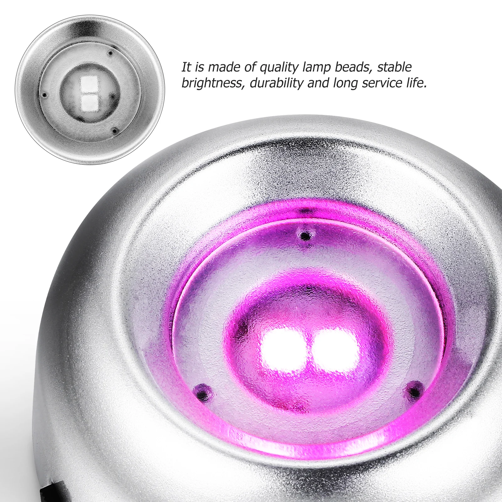 Basi per display a LED da 4 pezzi per cristalli Arte del vetro Base leggera in plastica premium Supporto per esposizione illuminato colorato Alimentato tramite USB da 5 V