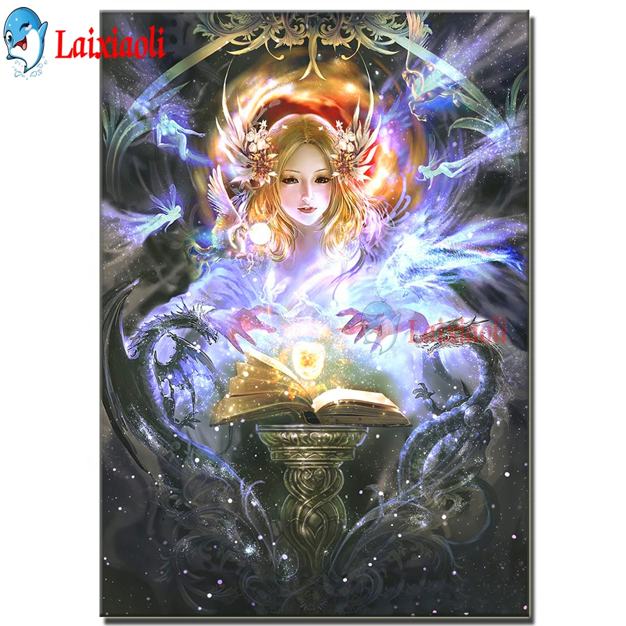 Anime girl DIY Diamond Embroidery,5D Diamond Painting 