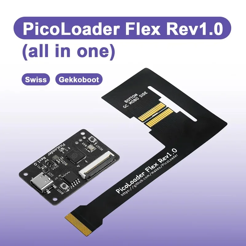 Solderless PicoLoader For GameCube Open Source Based On RP2040 For NGC DOL-001/DOL-101 Console Support Homebrew Software Launch
