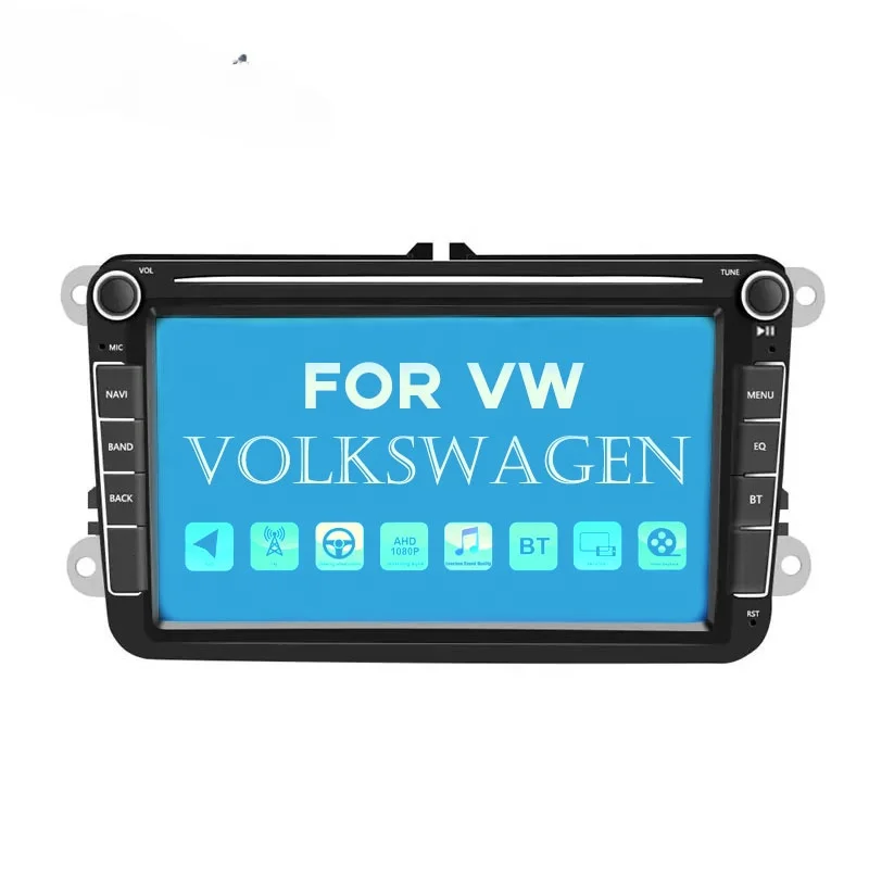 8 Inch Car Radio Player Car Stereos Touch Screen for VW Android Car Radio for Vw Golf 6 Touran Rns 510 with Carplay Radio Dvd Vw