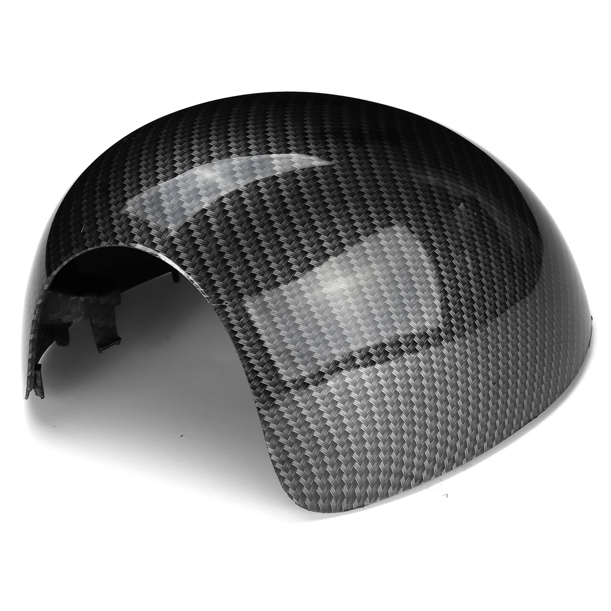 Car Exterior Wing Mirror Cover Cap Set For MINI R55 R56 R57 R58 R59 R61 Gloss Black Carbon Pattern Primer Replacement Pair
