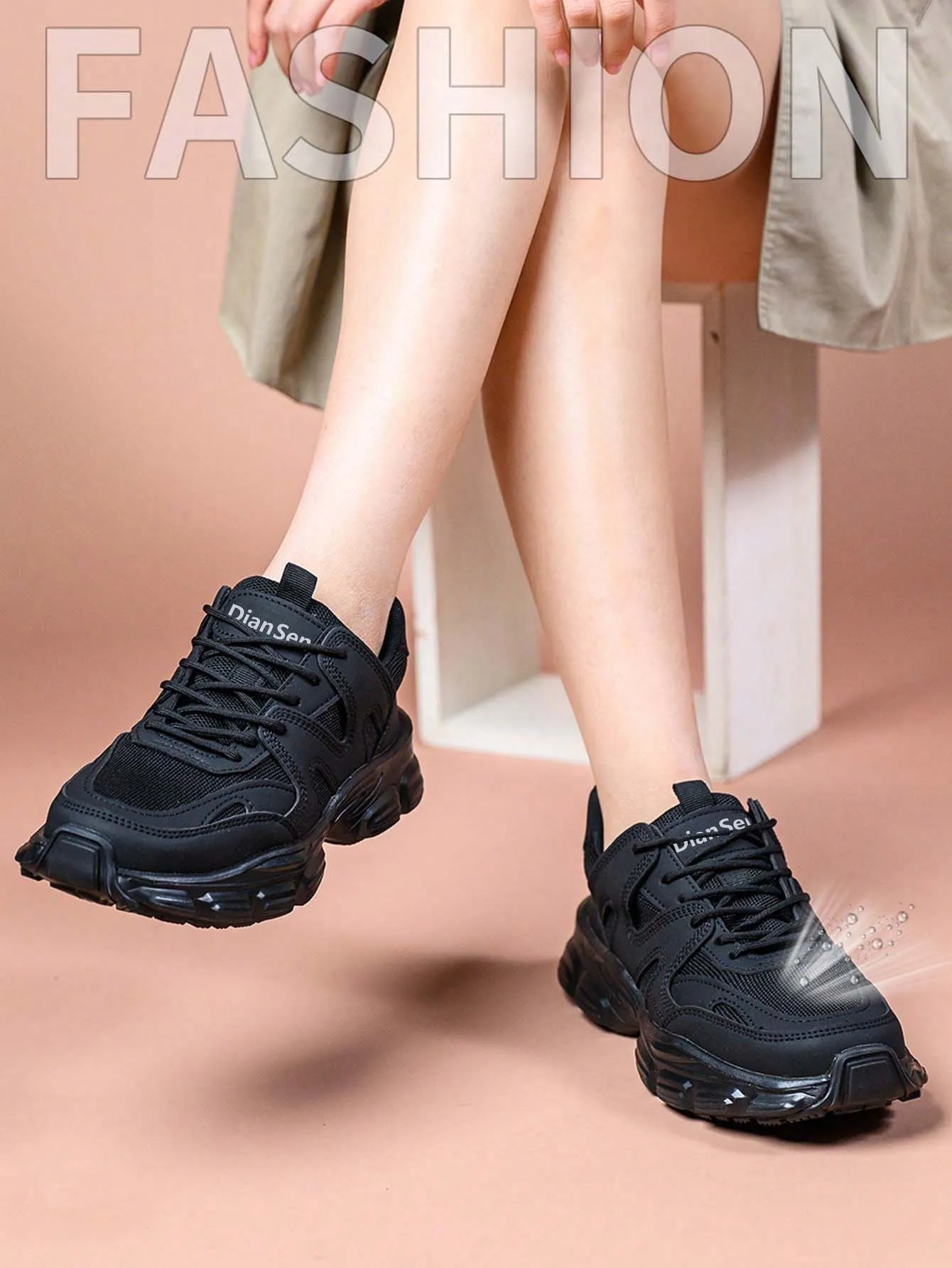Damen-Sicherheitsstiefel, Arbeitssneaker, leichte, atmungsaktive Sicherheitsschuhe mit Stahlkappe, durchtrittsichere Damenschuhe – Detail 6