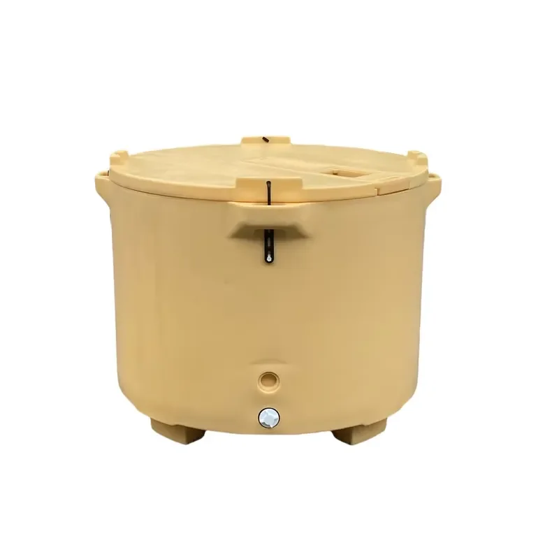 Wholesale Insulated Three-Layer Commercial Style Rotomolded Plastic Seafood Storage Tank 7-Day Cold Retention Durable Farming
