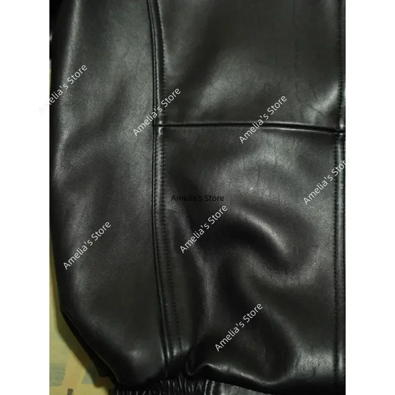 New Zealand Sheepskin A2 Pilot Jackets Soft Leather Men's Winter Coat WWII WW2 US U.S. United States Army Air Forces Jacket