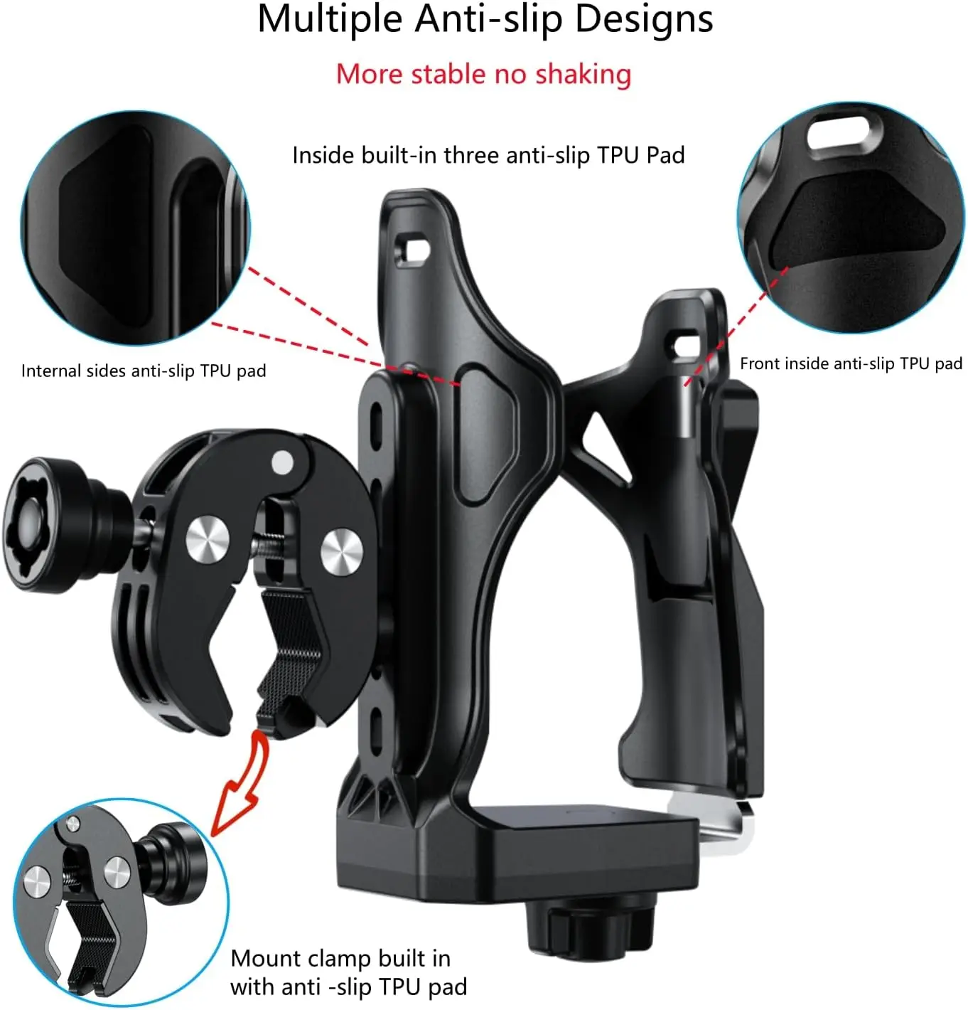 

Регулируемый держатель для чашки для мотоцикла, защищенный кубок для воды, велосипедное крепление для чашки, мобильный держатель, держатель для горного велосипеда, анти-бутылка