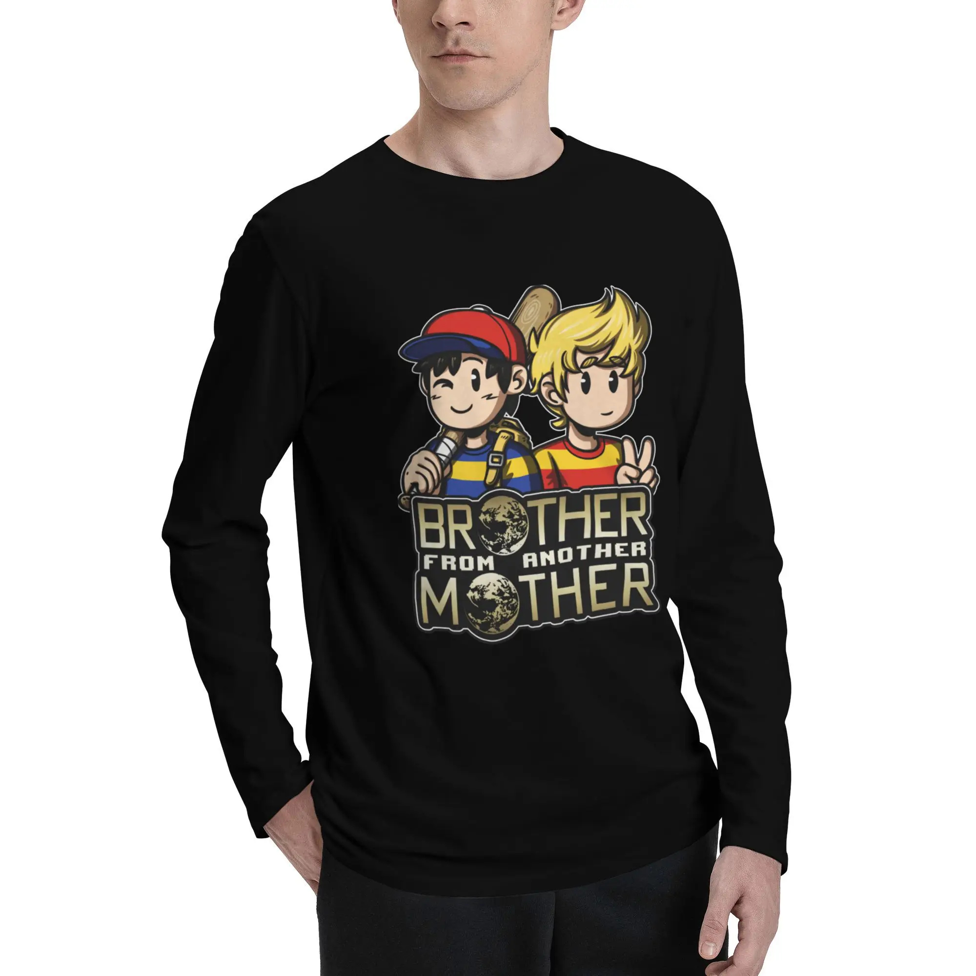 هوديي البلوز الرجال آخر الأم نيس ولوكاس 100% القطن Earthbound RPG مقنعين البلوز الكبار هوديي قميص #2