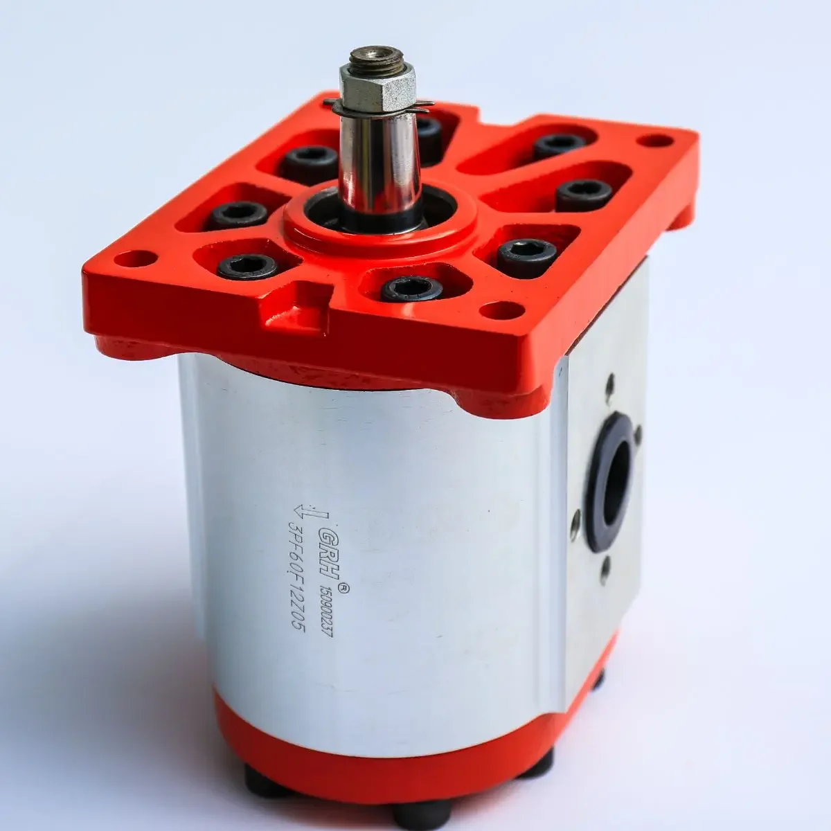 Hydraulic Double Rotary Gear Pump Tandem Pump With Oval Mounting Rectangle Spline For Construction Machine