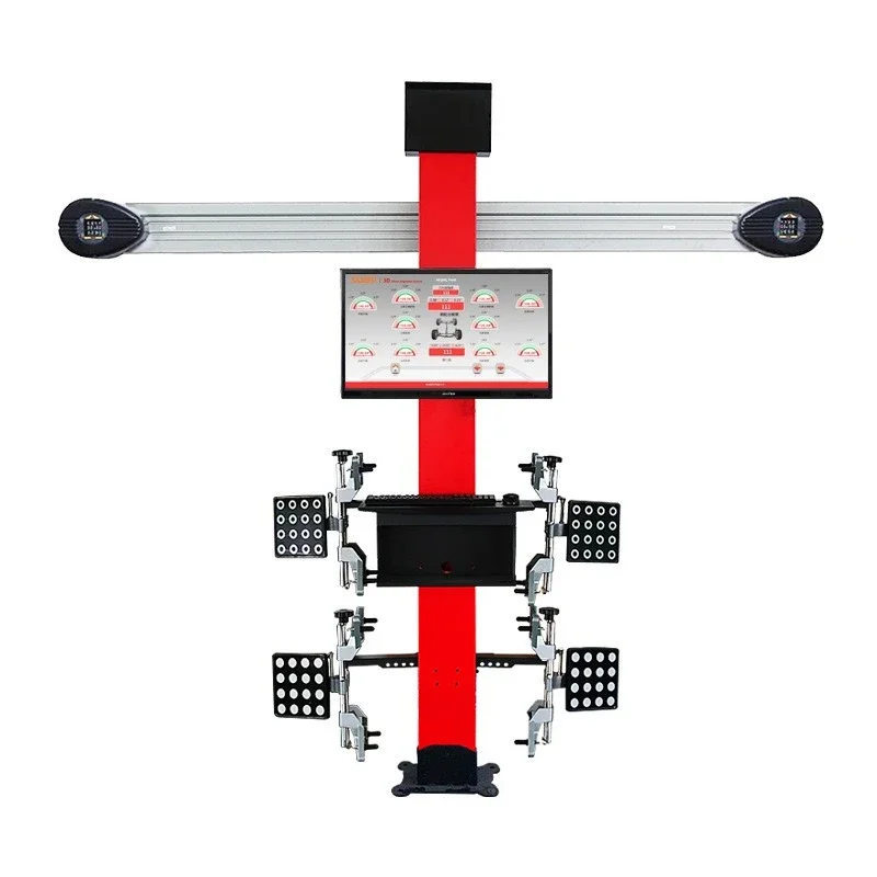 Four-wheel aligner repair equipment Tire target four-wheel alignment with large shear four-column elevator