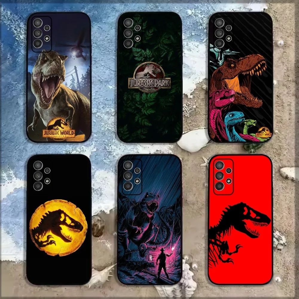 J-Jurassic Park Dinosaur World Phone Case For Samsung Galaxy A13,A21s,A22,A31,A32,A52,A53,A71,A80,A91 Soft Black Shell