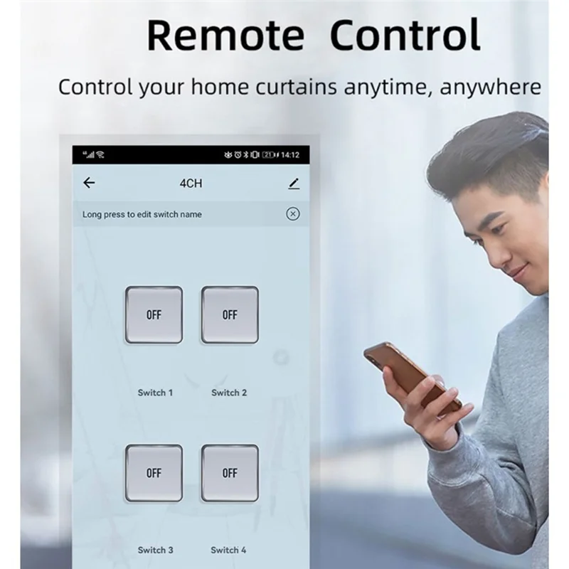 

HFIL-Tuya Zigbee 4 CH Smart Switch Sensor Tuya Zigbee 4 CH Smart Switch Sensor Switch Access Control Relay Controller