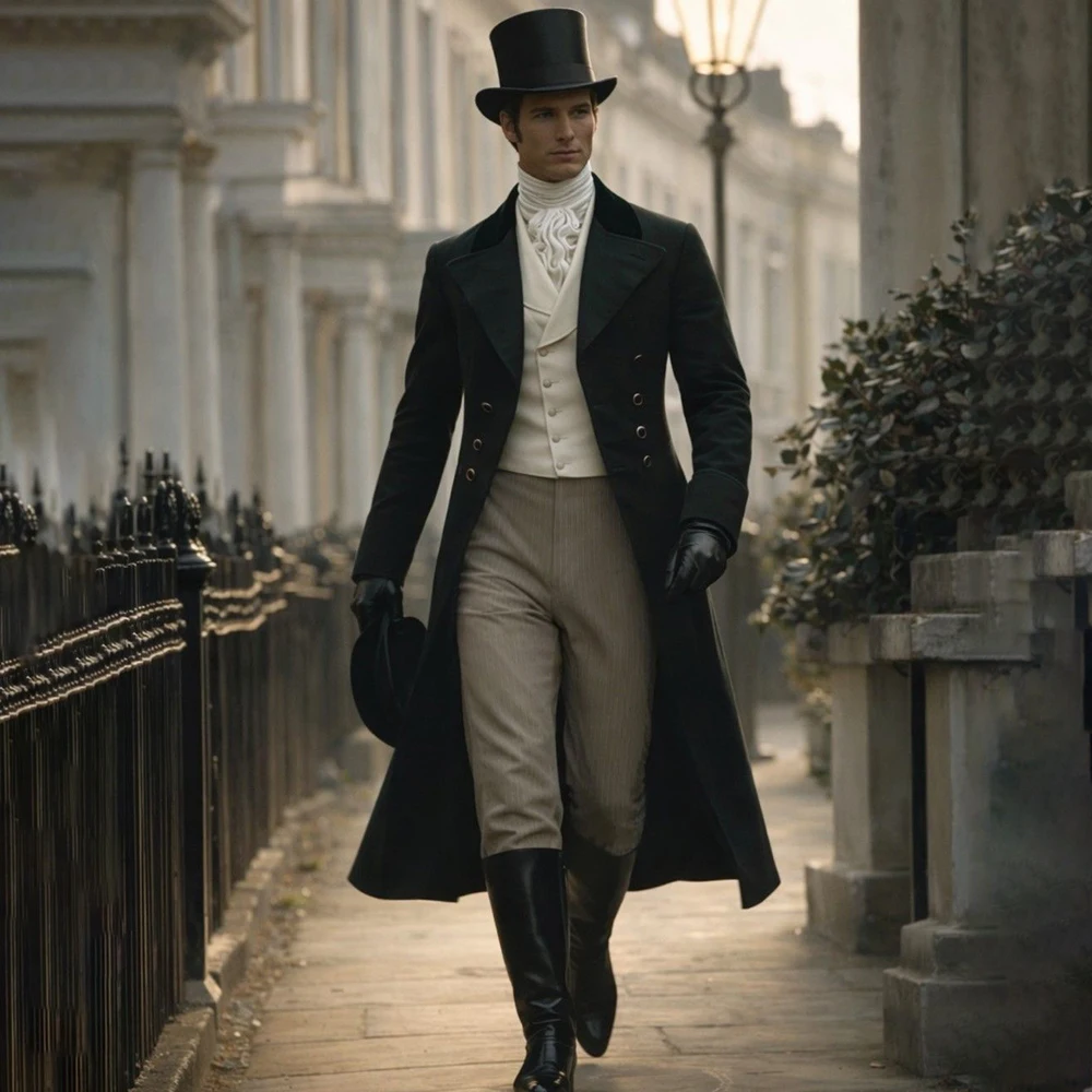 Regency Men'S Formal Wear - Vintage Men 19th Century Regency Gentleman