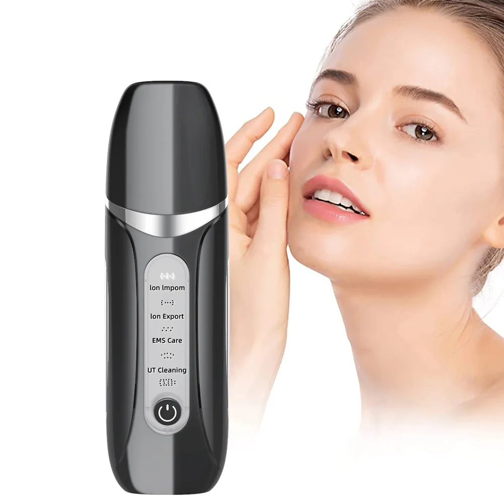 Beauty Care Equipment Facial Scraper Face Electric Ultrasound Ultrasonic Skin Spatula Scrubber