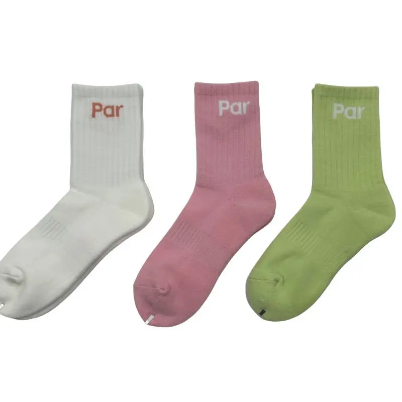 Pivvee 2024 New Women's Golf Socks, Casual and Comfortable, Towel Bottom, Versatile, Smiling Short Socks