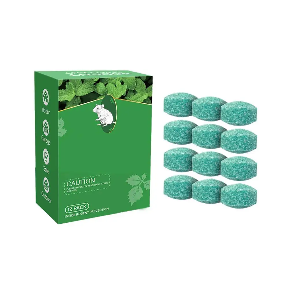 12 Stuks Thuis Muis Repellent Anti-Rust Pillen Plantaardige Essentiële Oliën Outdoor Bug Repeller Val Muggenspray Kamfer bal