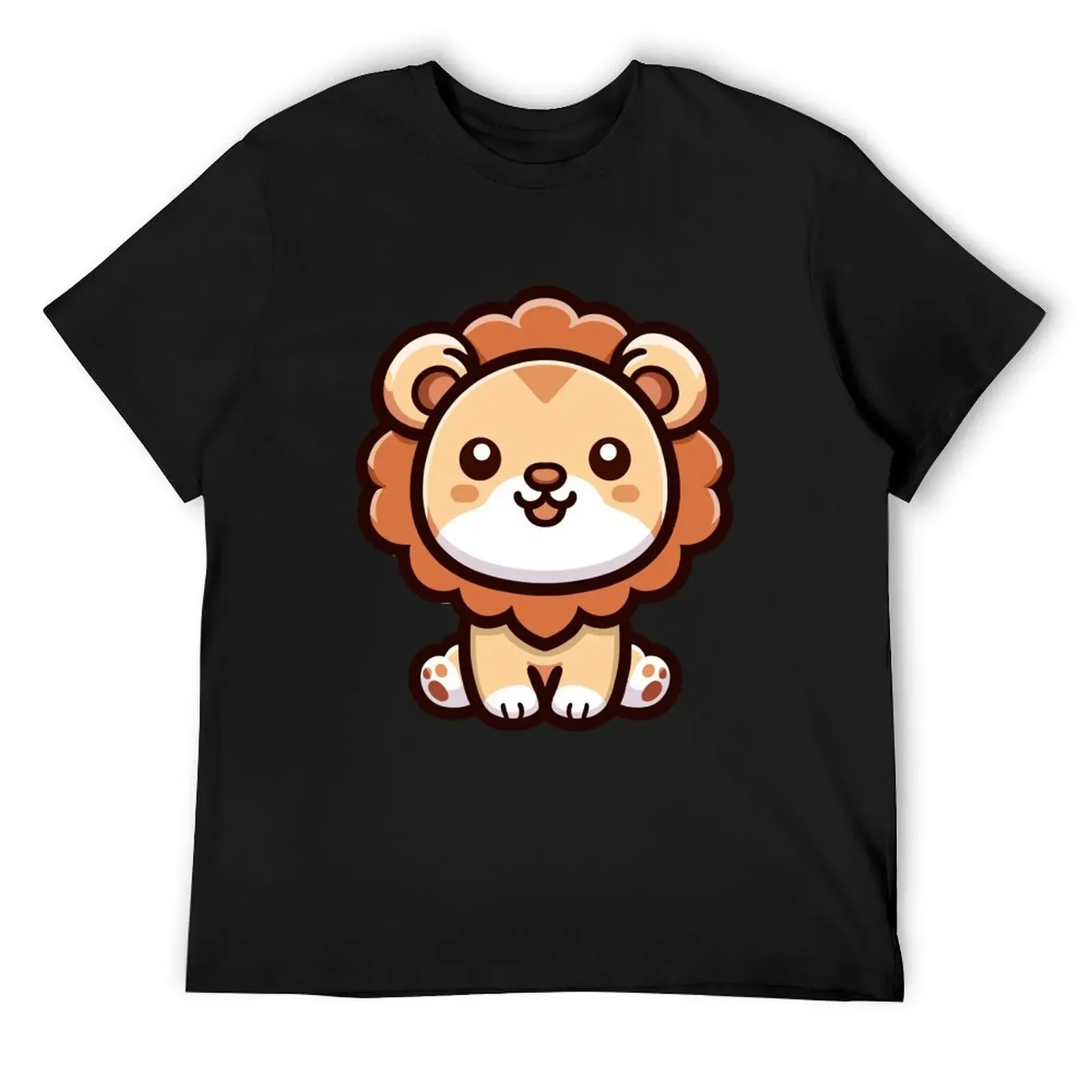 

Kawaii Lion T-Shirt aesthetic clothes oversized shirts men