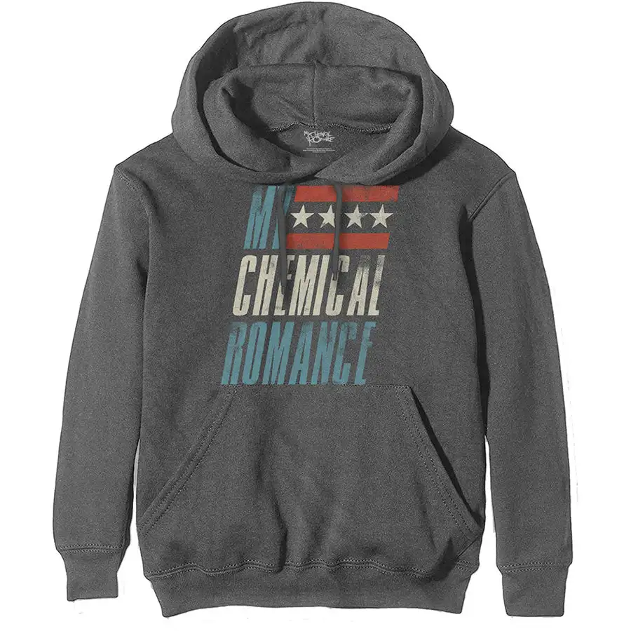 

My Chemical Romance Men's Retro Hoodie Cotton Sweatirt Printed Casual Streetwear Autumn Winter Youth Faion Loose Fit