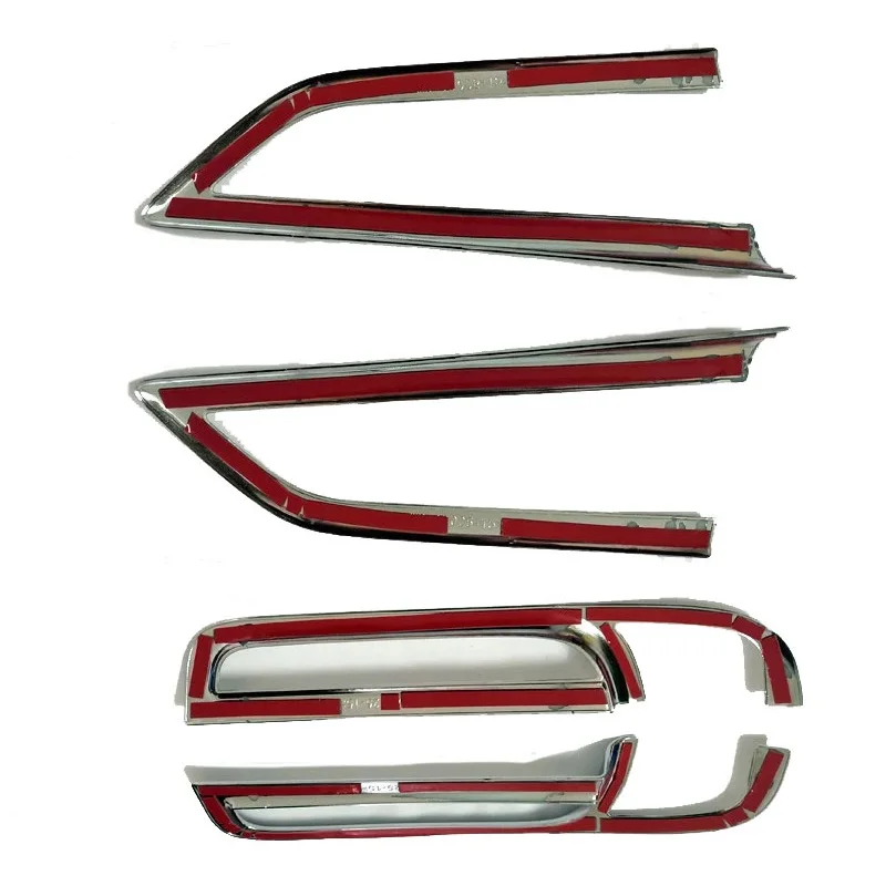 For Honda Stepwgn RP 2018-2021 ABS Chrome Rear Bumper Fog Light Lamp Cover Trim Reflector Foglight Garnish Styling Accessories