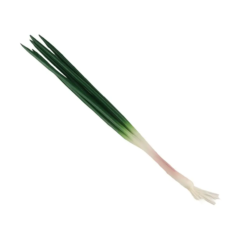 Fake Vegetable Realistic Artificial Green Onion Plant Fake Simulation Vegetable PU Imitation Scallions Model Snapshot