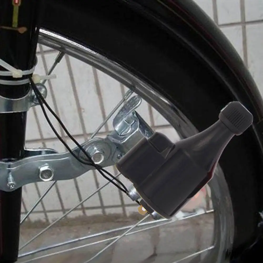 Classic Bike Friction Dynamo Light Kit Eco Friendly Self Powered Headlamp Tail Rear Lamp Retro Cycle Night Riding Tool