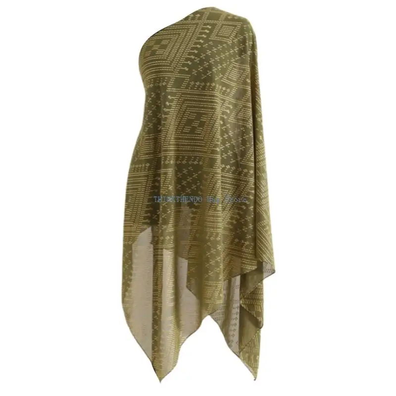 340D Soft UVs Resistant Pearls Scarf Shawl For Women For Summer Outdoor