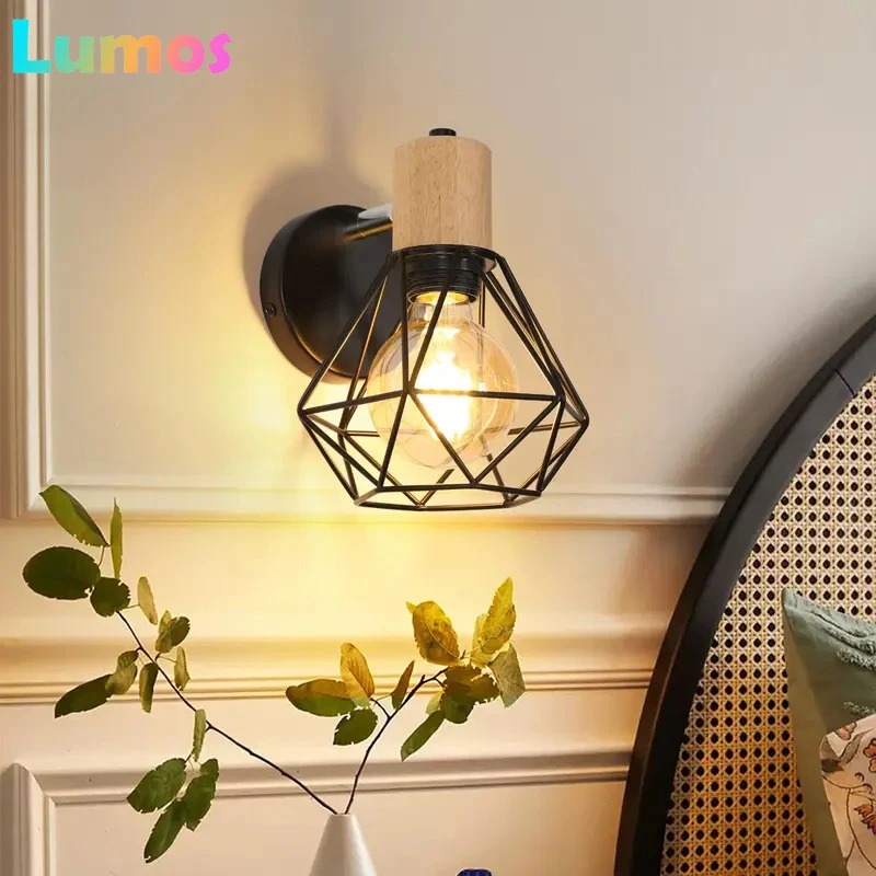 lampe-murale-d'interieur-lampe-murale-vintage-noire-lampe-murale-reglable-en-metal-et-en-bois-pour-salon-chambre-a-coucher-couloir-escalier