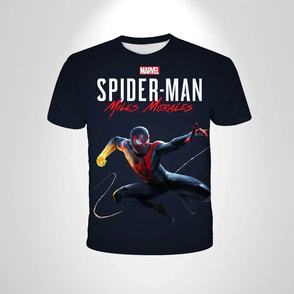

Детская одежда Marvel Косплей Человек-паук Мужские футболки с 3D принтом Мстители Топы для мальчиков Повседневные спортивные летние с короткими рукавами