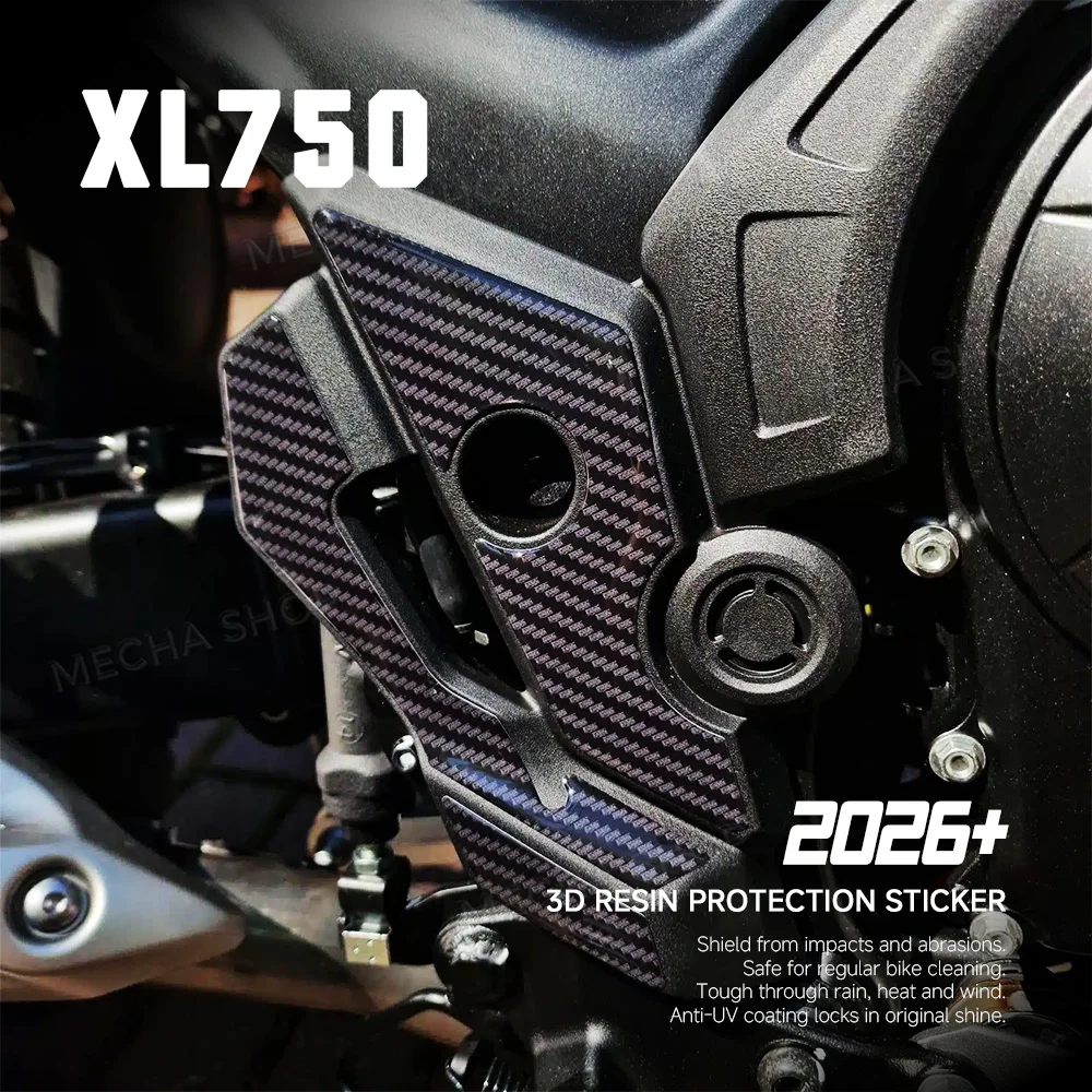 For Transalp XL750 2026 Fuel Tank 3D Gel Sticker Protection Motorcycle Accessories