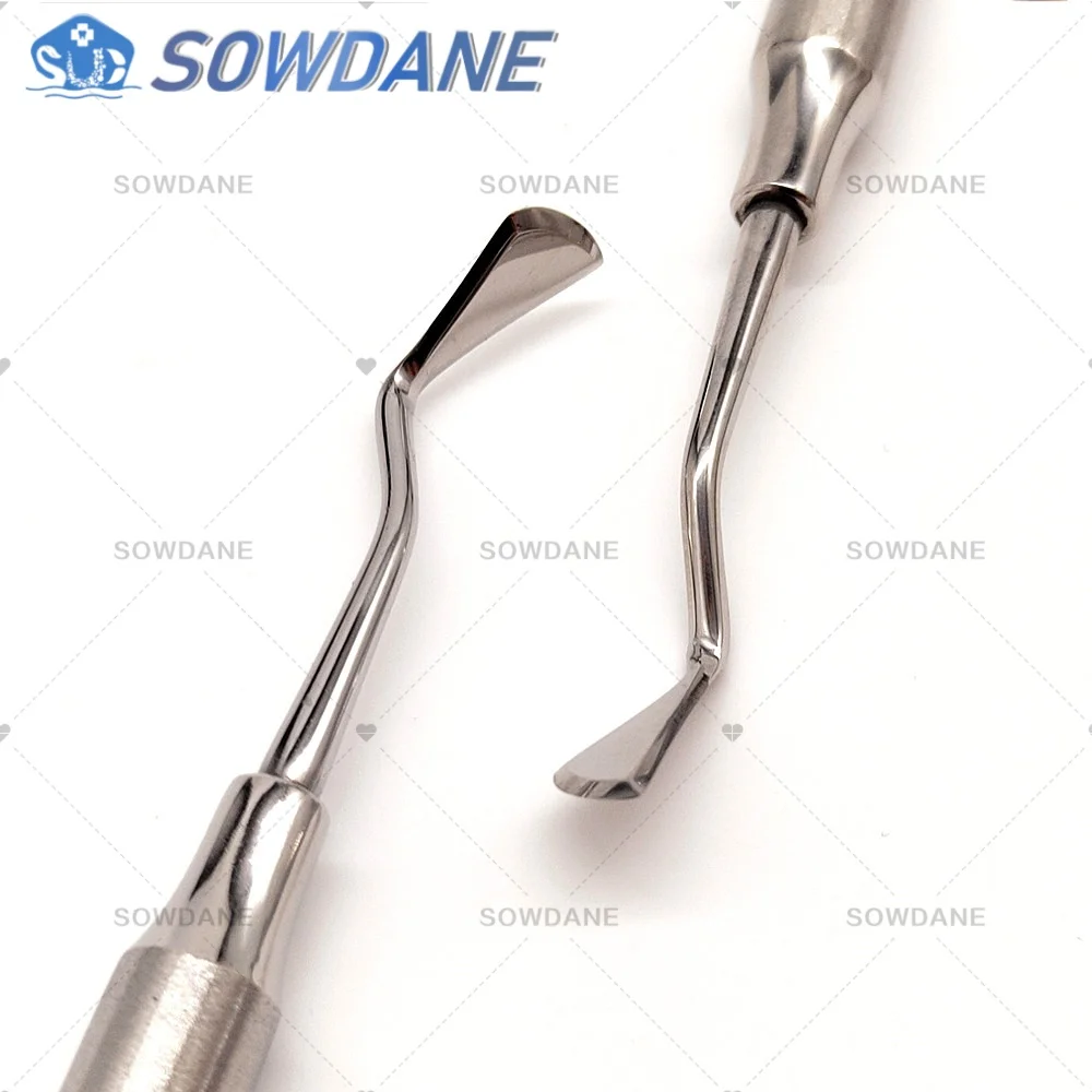 Dental Scaler Cutter Tooth Cleaning Double Ends Stainless Steel Dental Periodontal Gingival Blade Scaler Knife