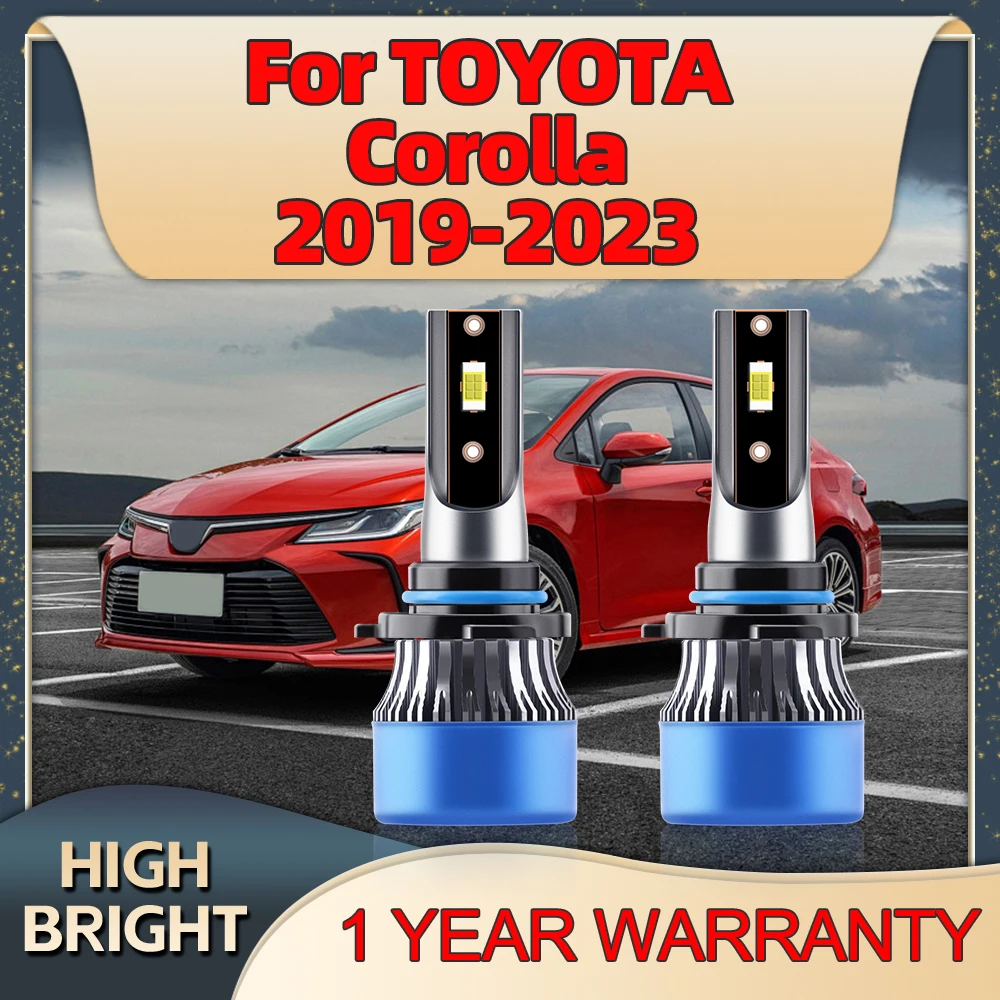 

2Pcs 30000LM High Power CSP Chip 9012 HIR2 Turbo Lamp 6000K Car Light For TOYOTA Corolla 2019 2020 2021 2022 2023