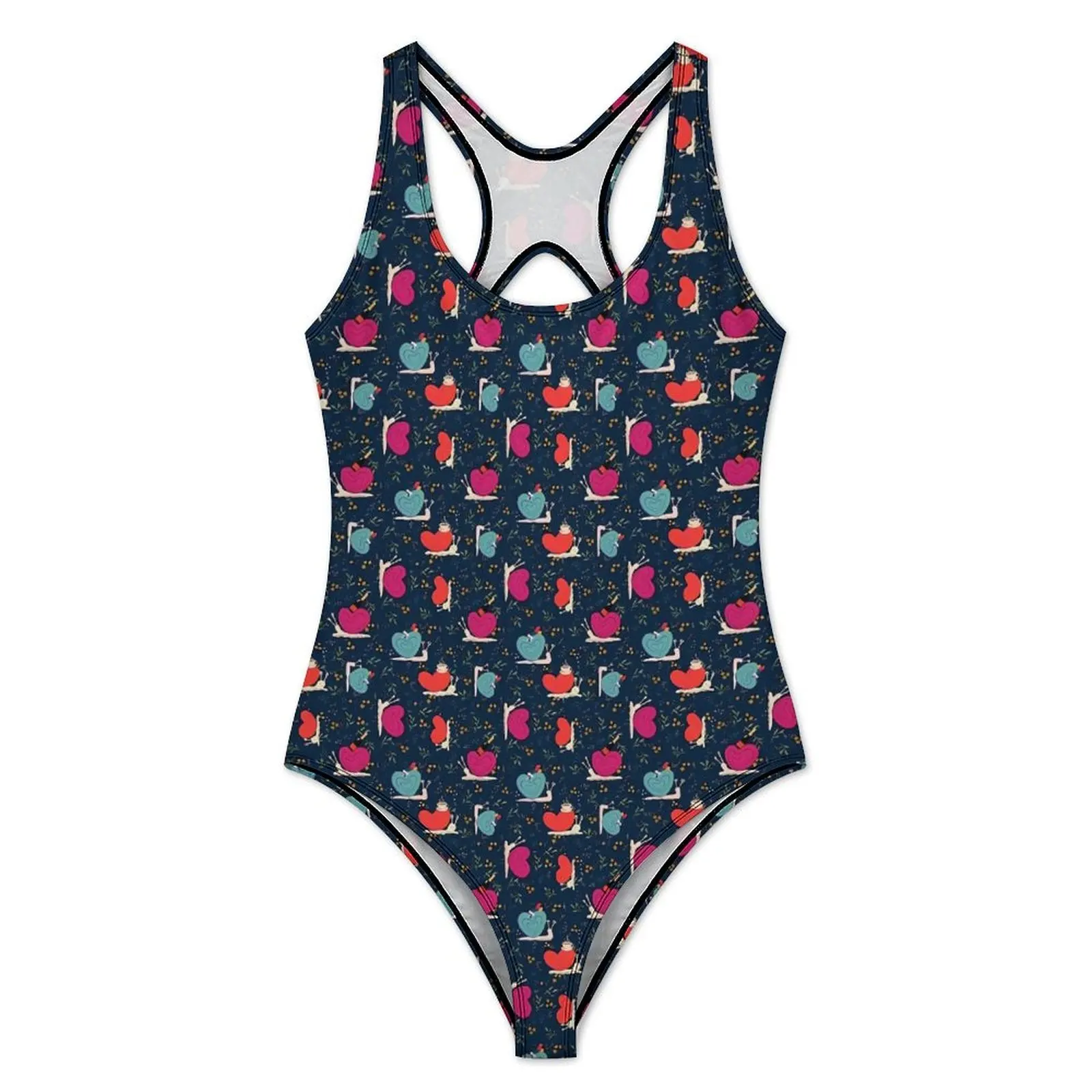 Funny Snail Swimsuit Animal Print Swimwear One Piece Holiday Pool Custom Swimsuits Bathing Suits Women Push Up Beach Outfits