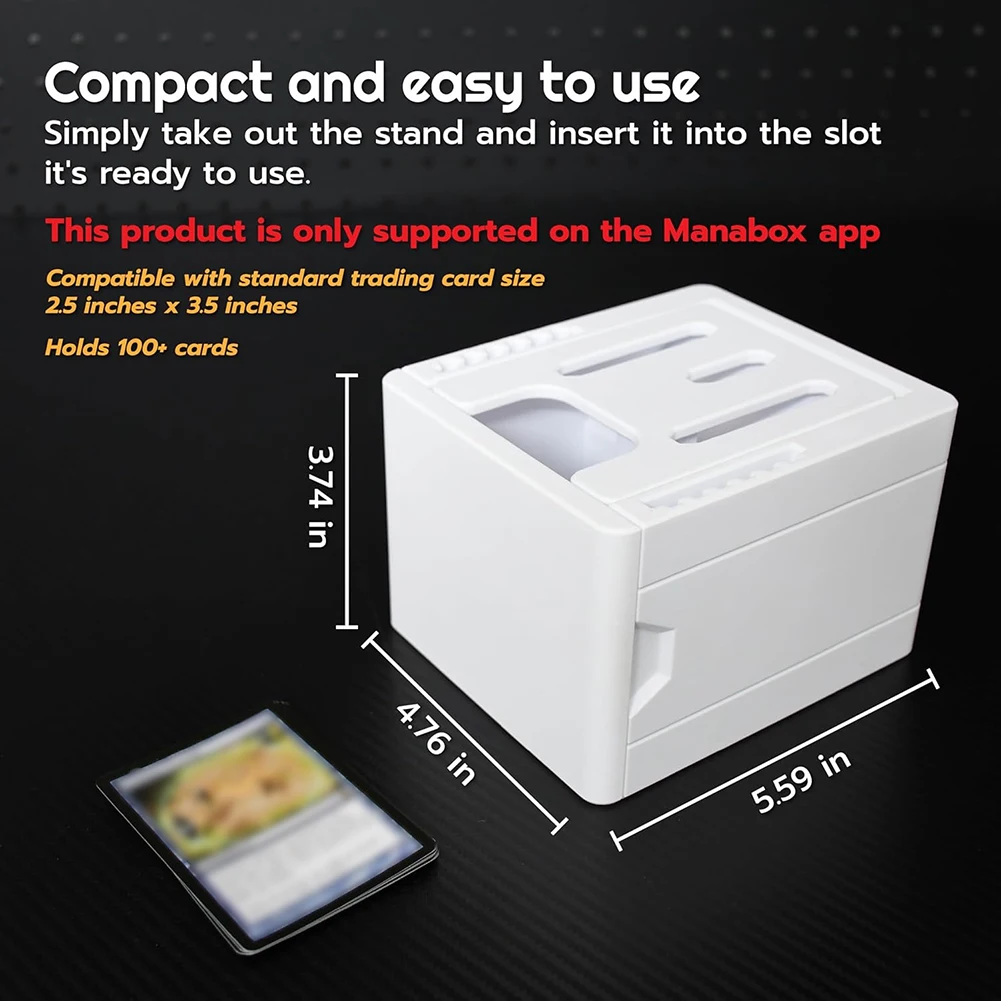 mtg card scanner pc Card Scanner Pro Max–Card Scanner Stand for MTG & TCG, Scan Sleeved & main image 1