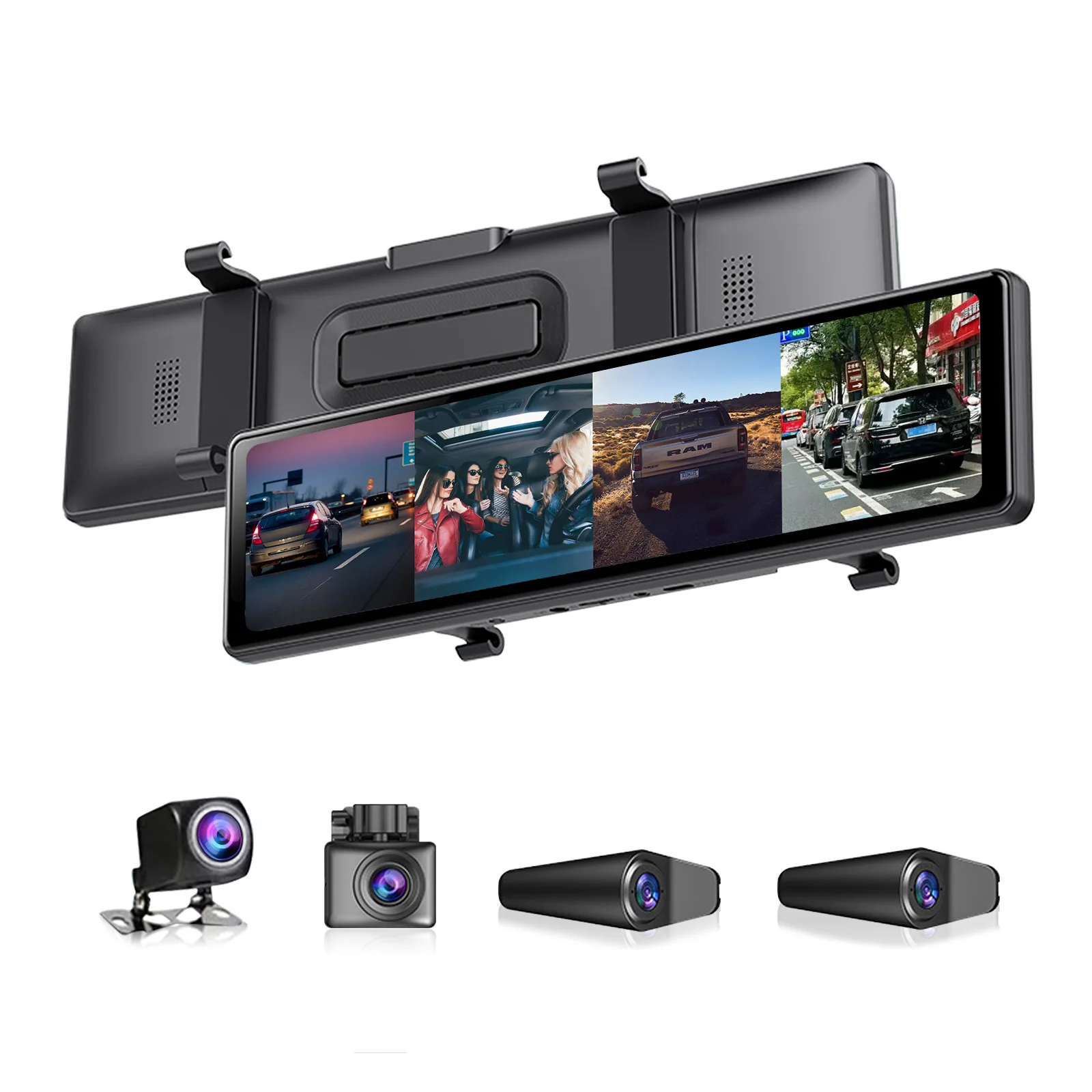 

Подходит для подвесного регистратора для вождения, 12-дюймовый панорамный объектив для потоковой передачи на 360 градусов, видеорегистратор высокой четкости, поле слепых зон