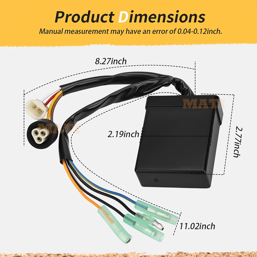 M MATI Ignition CDI Box For Yamaha XT225 1992-2000 4BE-85540-01-00