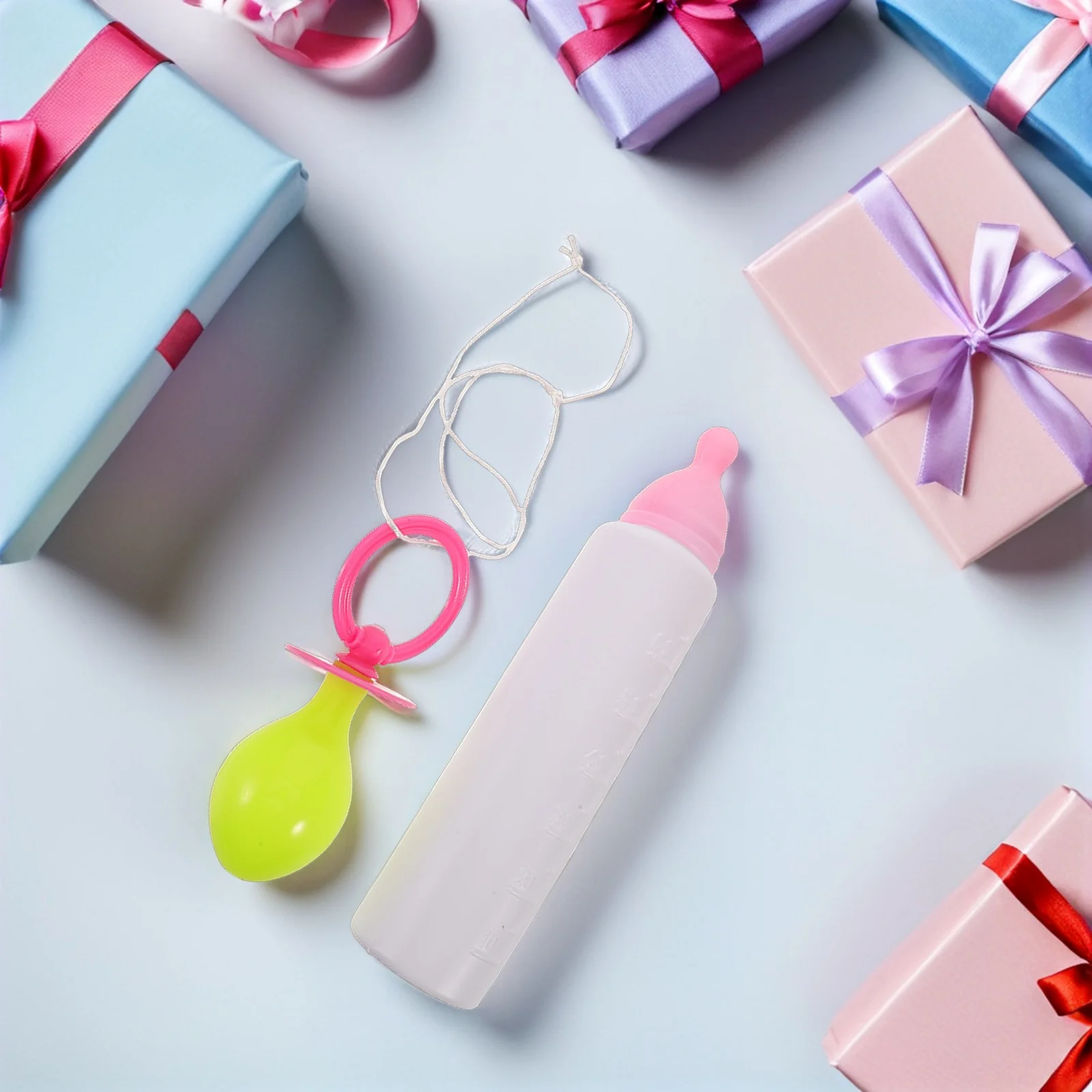 

1 set 1 Set Funny Baby Cosplay Costume Jumbo Bib Pacifier Bottle Bonnet For Carnival Party Photo Booth Props Oversized Costume