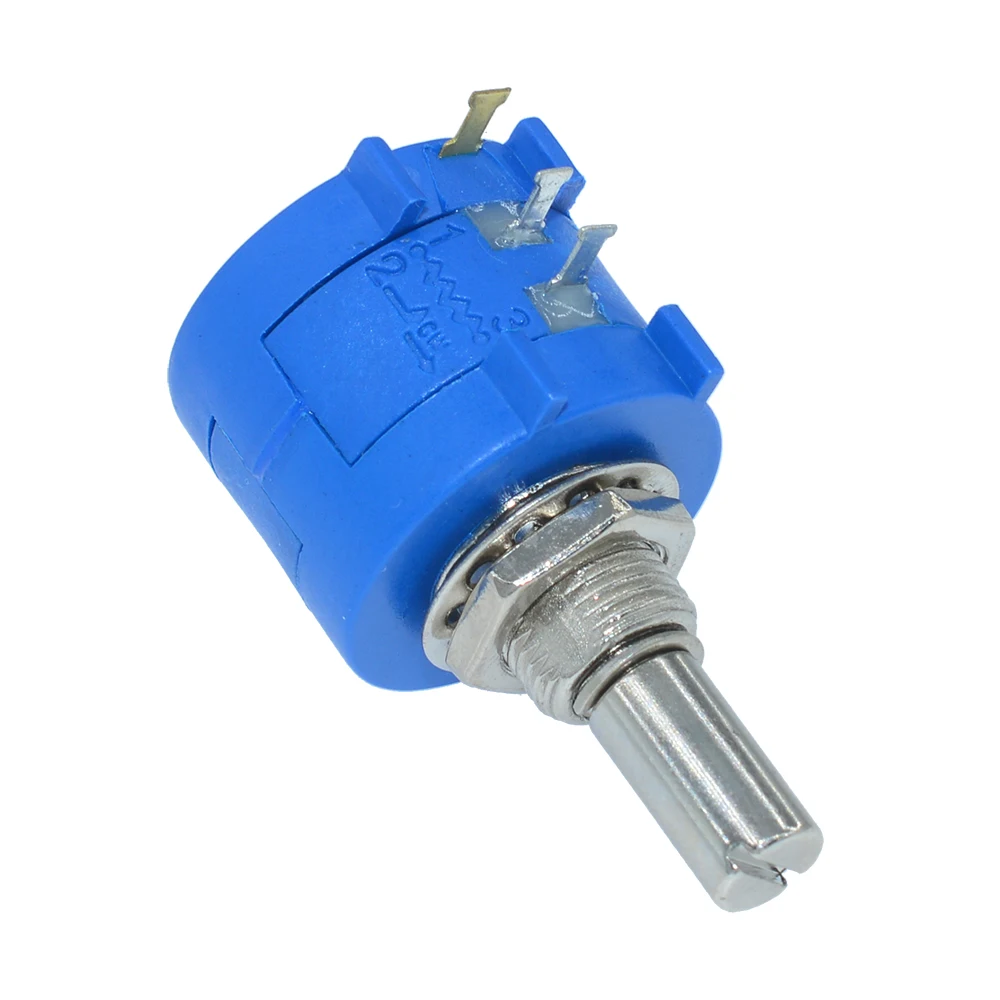 10K ohm 3590S-2-103L Rotating Wire Wound Precision Potentiometer 10 Shaft Diameter 6.35MM