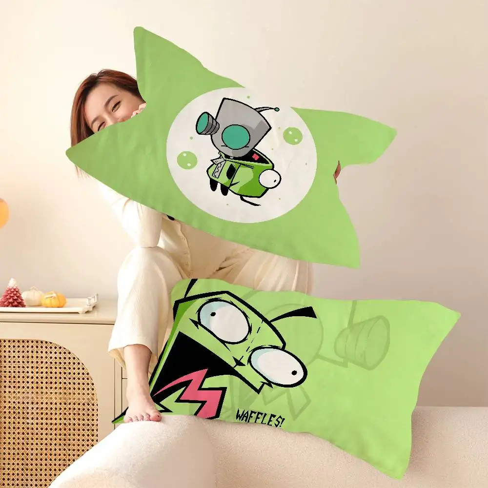 

Полотенца-подушки и хлопковые наволочки Invader Z-Zim с мультяшным принтом - милые, предотвращающие жирность кожи головы, варианты из полиэстера и хлопка