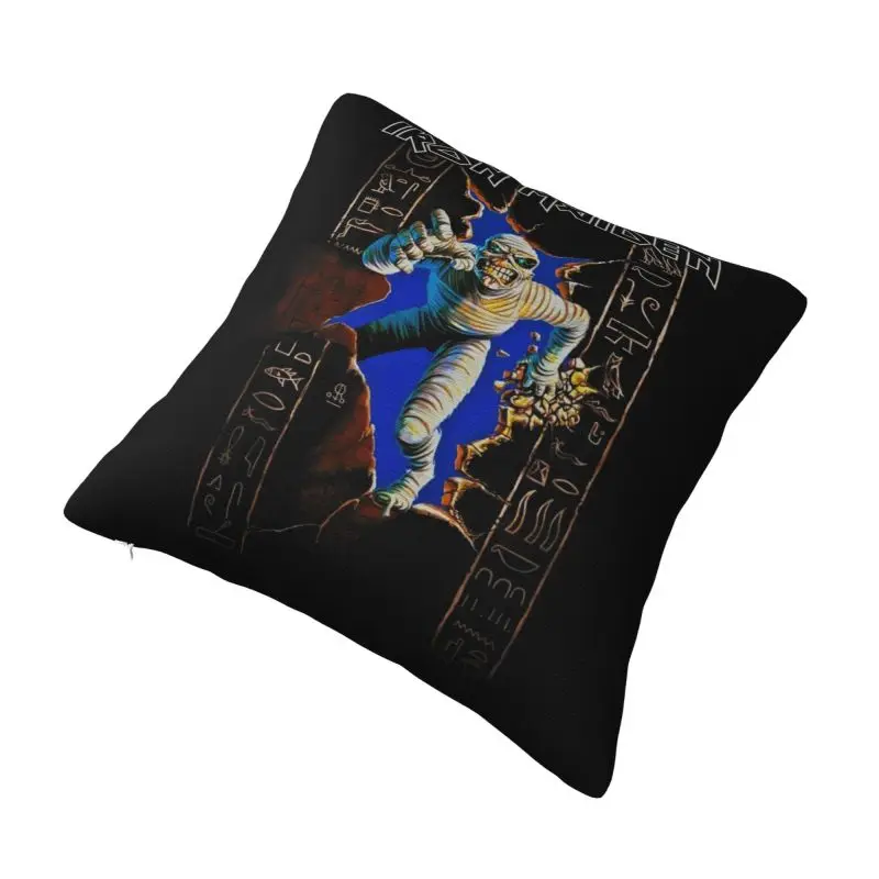 Custom Maidens Heavy Metal Pop Iron Cushion Cover Soft Modern Pillow Case