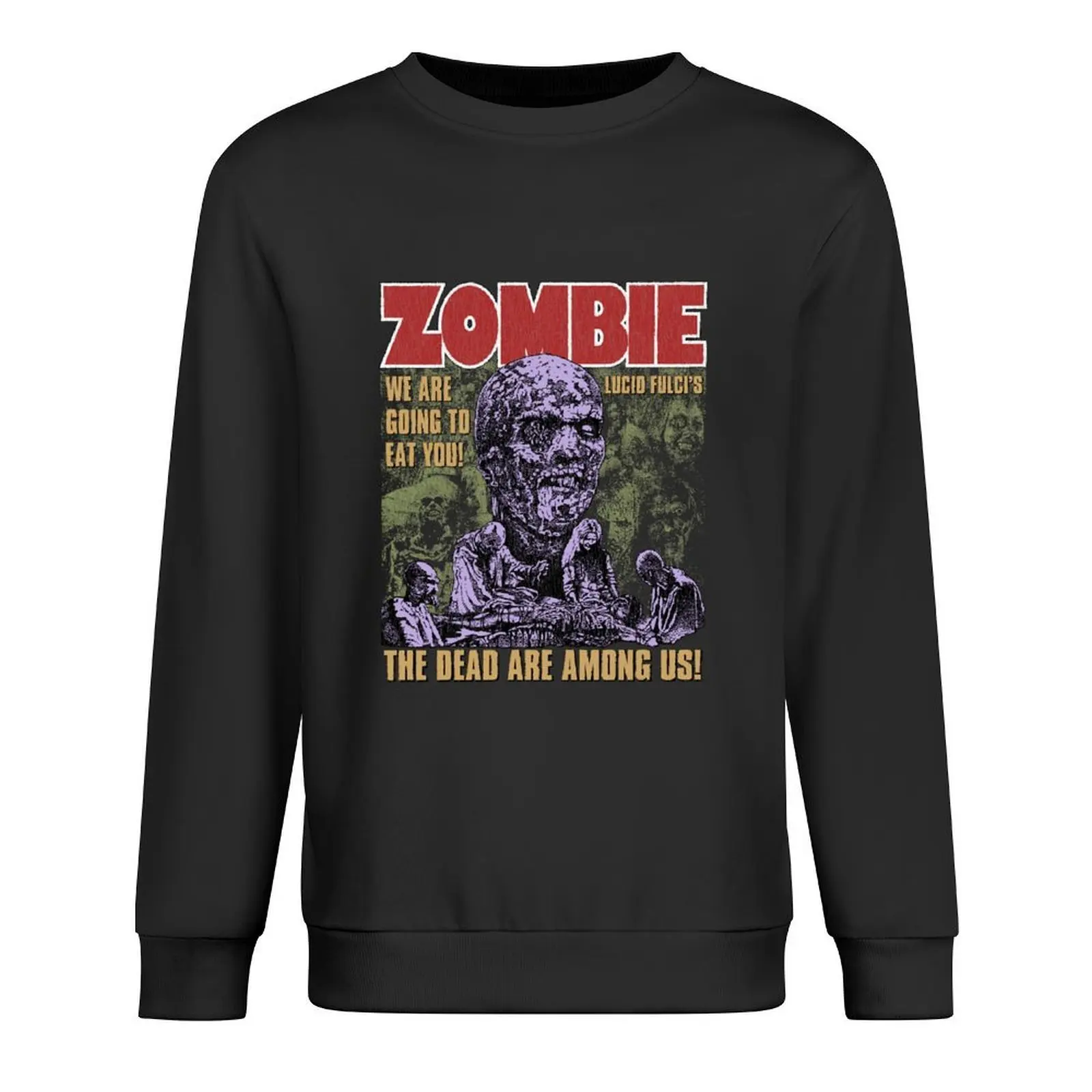 

Grey lucio fulci film Zombie Lucio Fulci Pullover anime clothes men's clothes men clothing tracksuits oversize sweatshirt