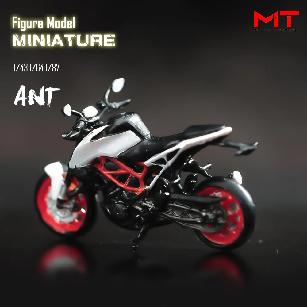 미니어처 수제 1/43 1/64, 1/87 체중계 페인트 소녀 오토바이 장면 소품, 피규어 모델 입상, 창의적인 사진